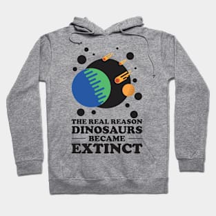 Why dinosaurs went extinct. Hoodie